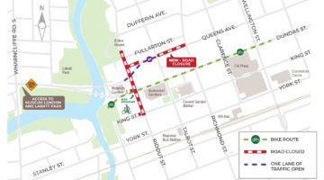 Downtown Road Closure Map 202